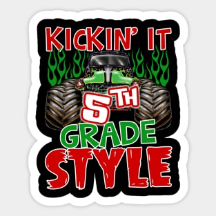 Kickin it 5th Grade Back to School Teacher Sticker